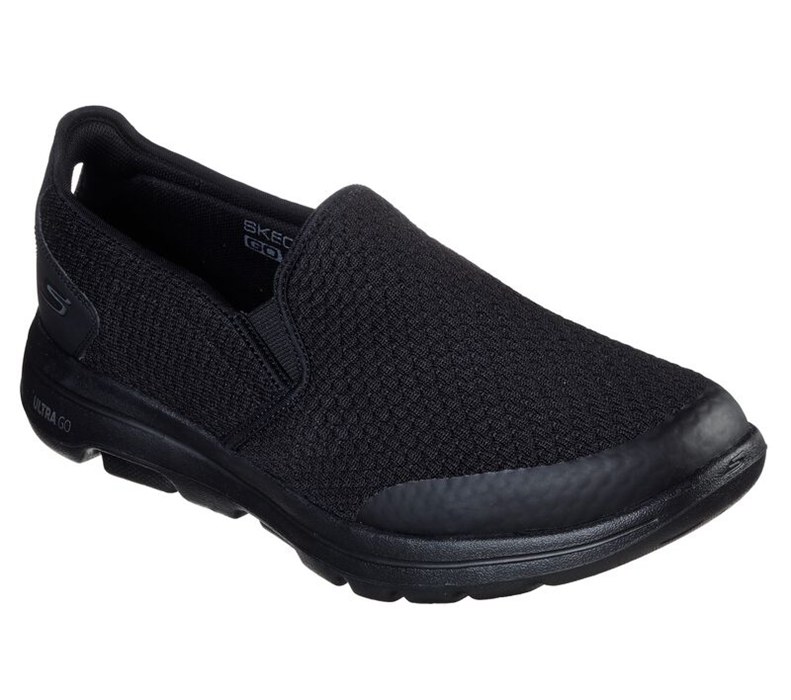 Skechers Herr Svarta Slip On - Gowalk 5 - Apprize - Sverige (NVAJR-8514)